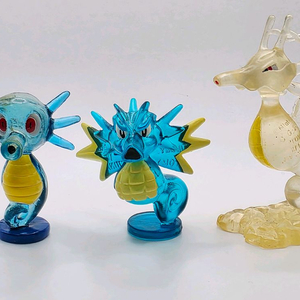 포켓몬 몬코레 1세대 구판 씨드라 쏘드라 킹드라 클리어 피규어