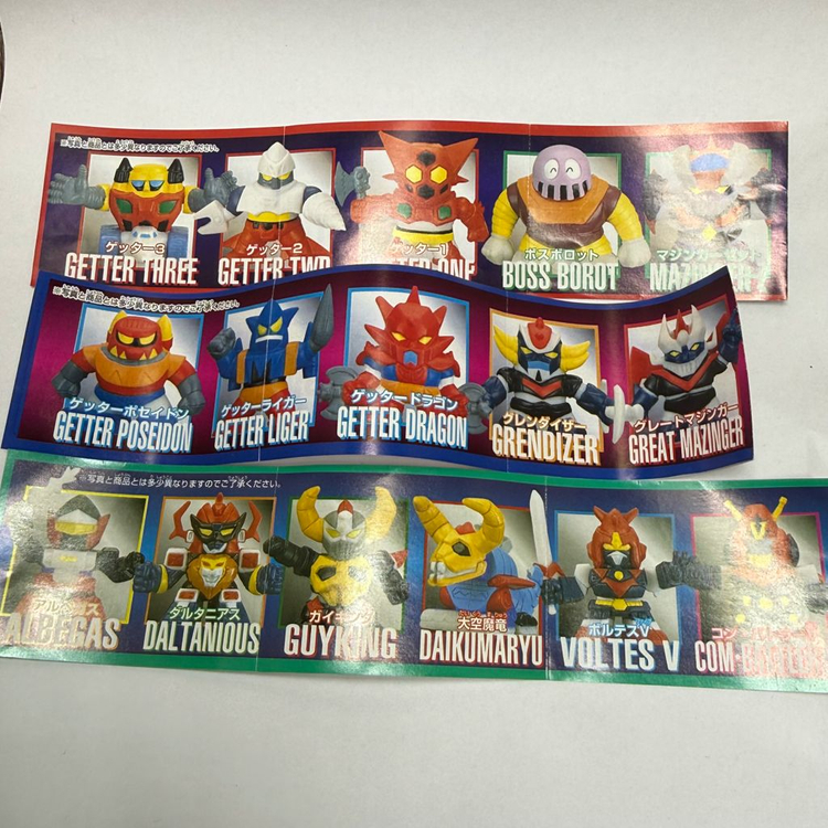 슈퍼로봇대전 슈퍼로봇클럽 가샤폰 피규어 1,2,3탄 올콜렉트 미개봉 새제품--3