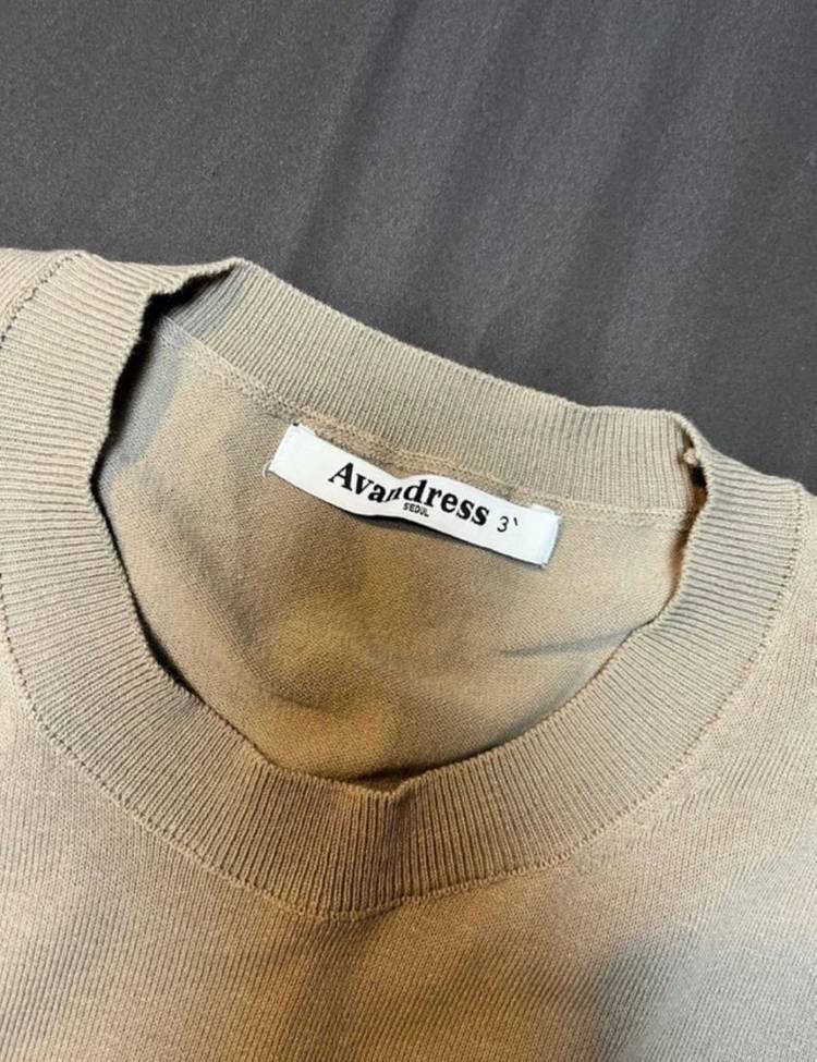 어반드레스 Abandress 반팔니트 블랙, 브라운--6