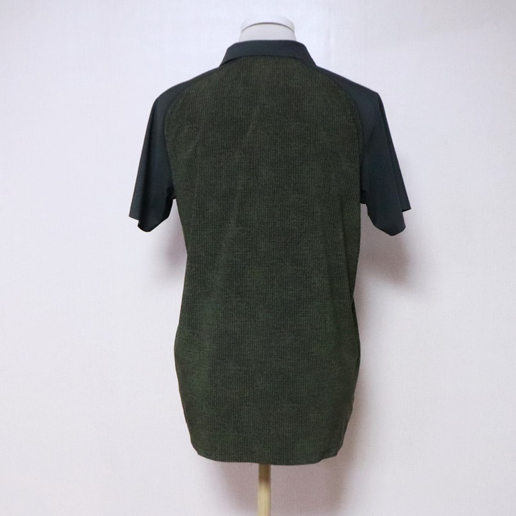 코오롱 남성95 카키 반팔 티셔츠--3