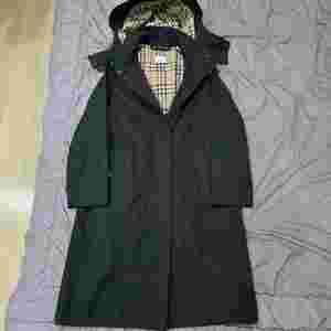 버버리 정품 디태처블 후드 트렌치코트