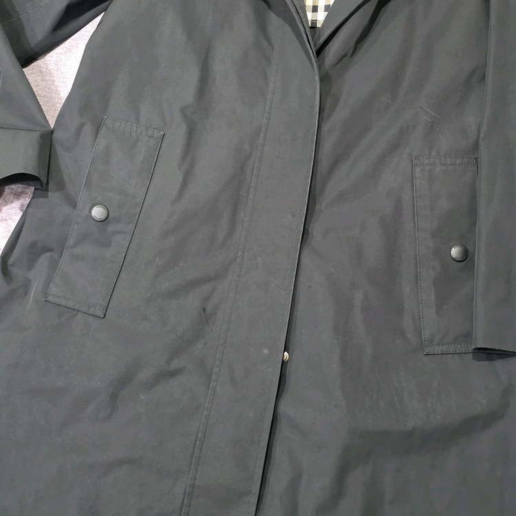 버버리 정품 디태처블 후드 트렌치코트--5