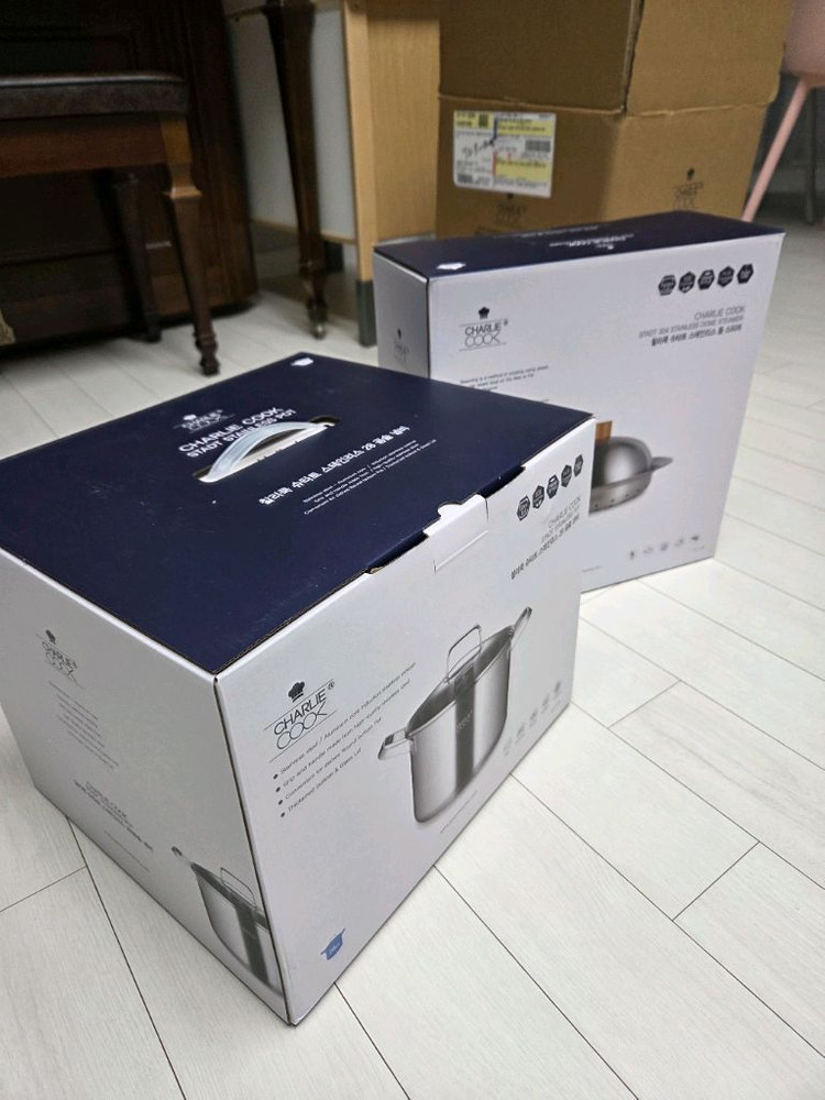 찰스쿡 곰솥 스티머 세트--1