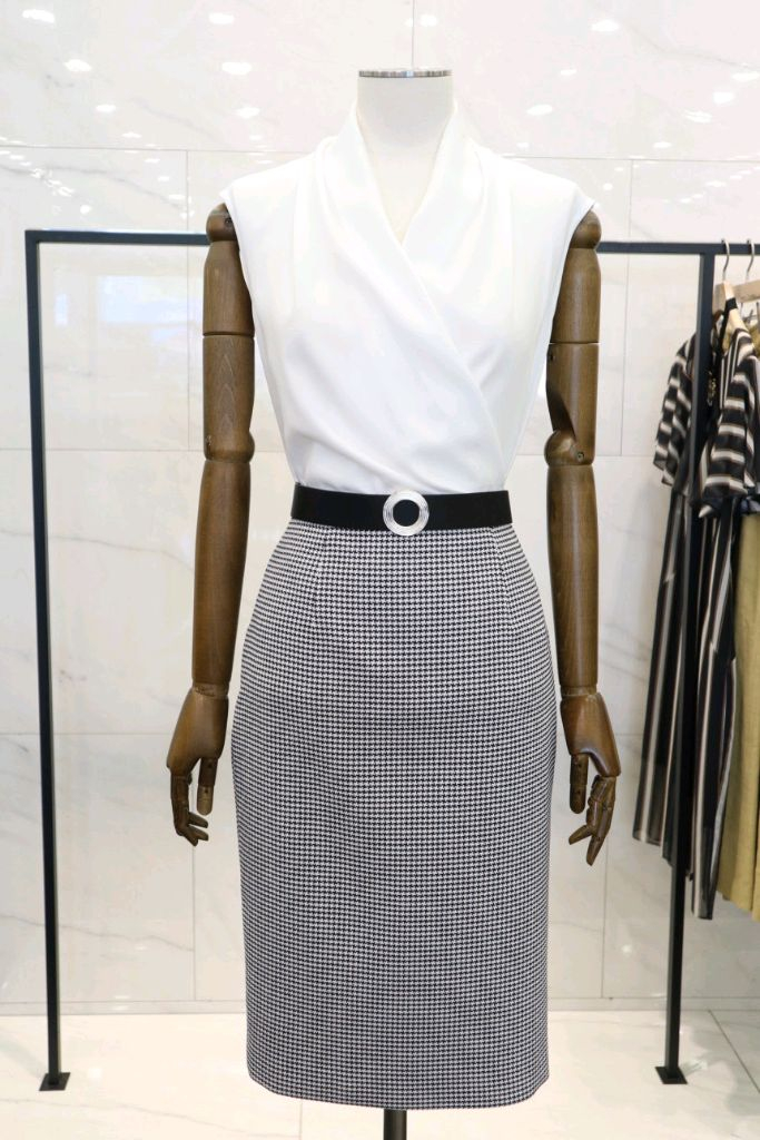 모조에스핀 벨트 셋트 스커트 레드 55사이즈-택포4만원--3