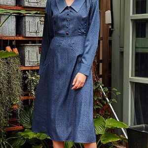 VITALSIGN 바이탈싸인 폴카 도트 캐쥬얼 원피스