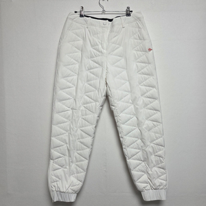 더블플래그 여성 골프 구스다운 패딩 팬츠 화이트(M) 이미지