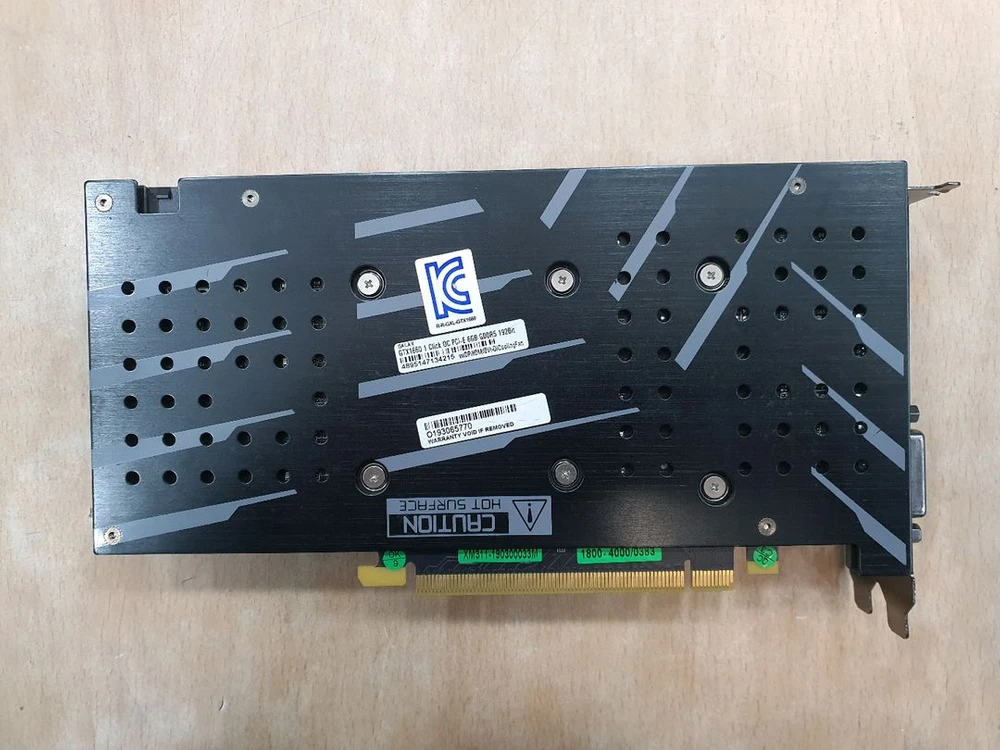 고장 GTX 1660 그래픽카드 이미지