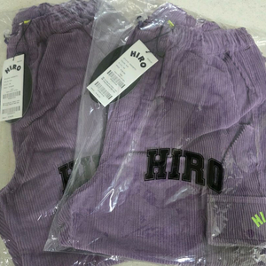 히로 데일리 코듀로이 조거팬츠 퍼플 130 이미지