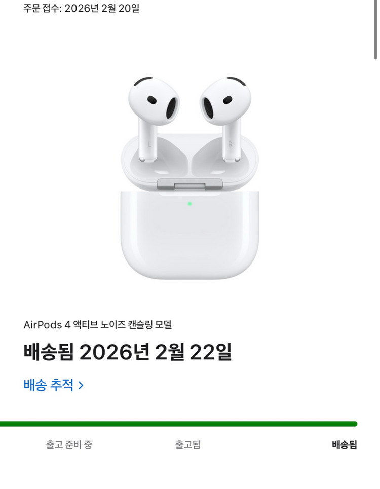 애플 에어팟 4세대 노이즈캔슬링O 미개봉 이미지