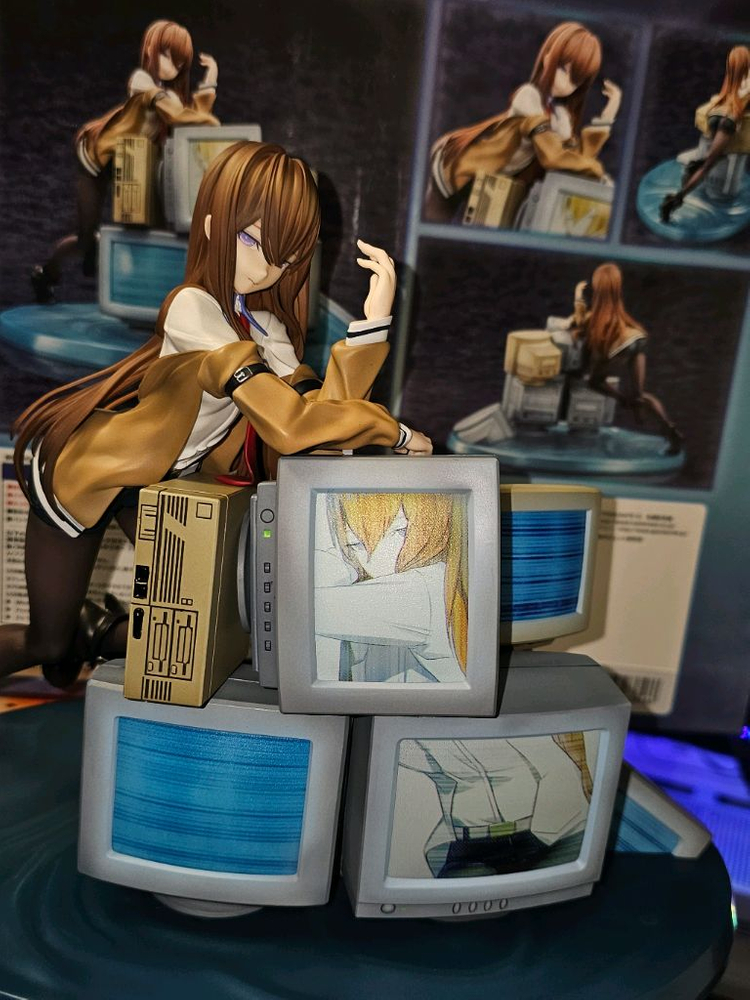 카도가와 마키세 크리스 1/7 스케일 피규어 LED--1