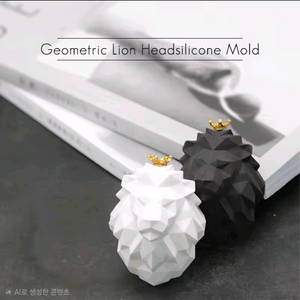 감성 가득 차량용 석고 방향제 사자 세트