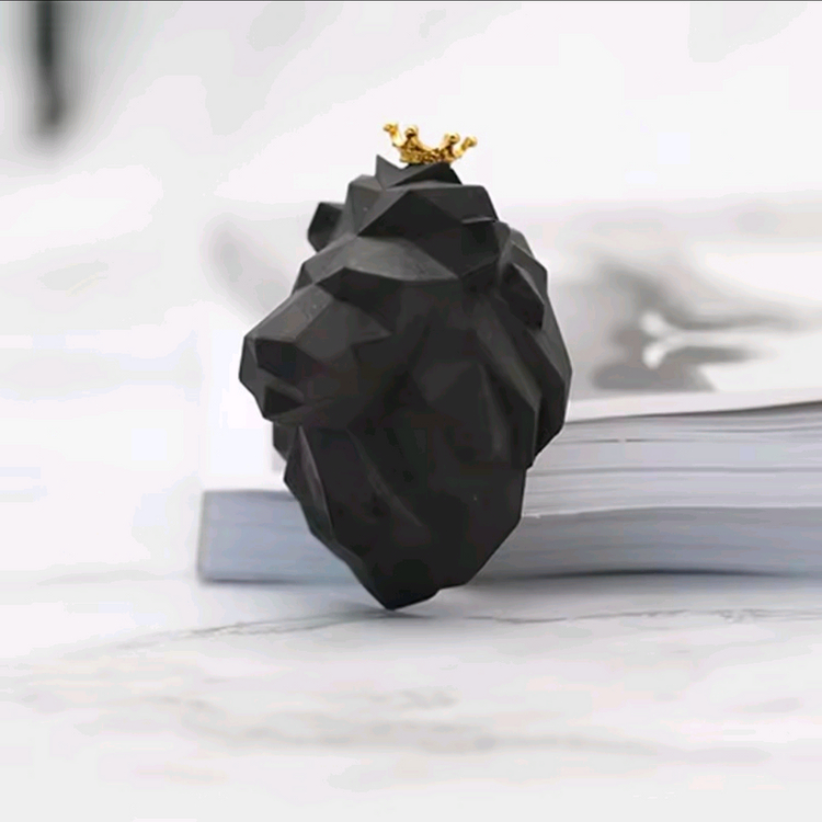 감성 가득 차량용 석고 방향제 사자 세트--2