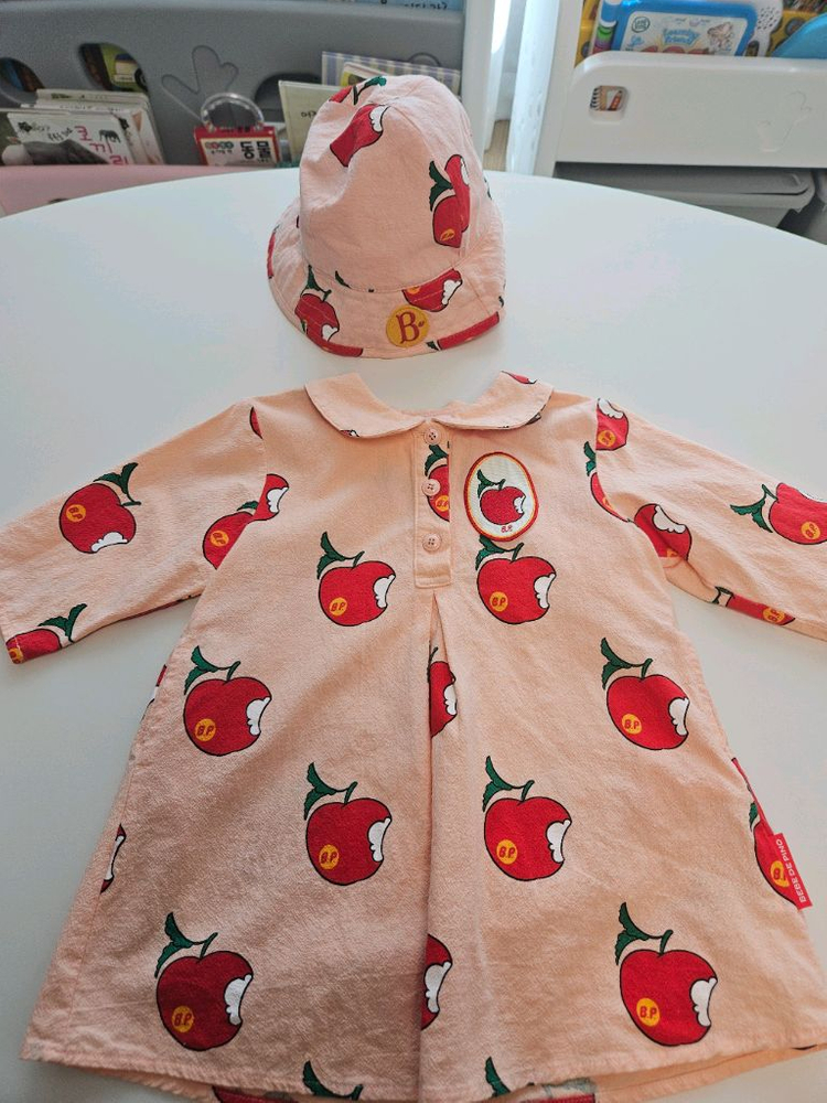 베베드피노 원피스90+모자일괄--1