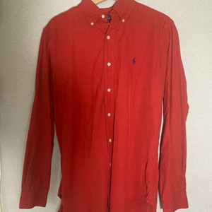 폴로 랄프로렌 레드 셔츠 M