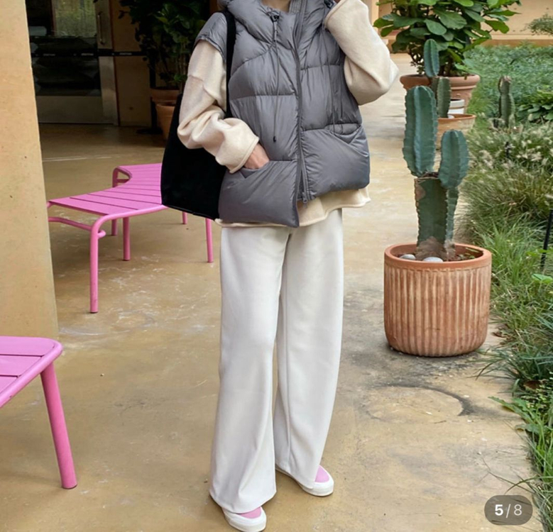 멀린그레이(MurlinGrey) 구스후드조끼 S--5