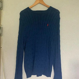 폴로 랄프로렌 네이비 케이블 니트 M