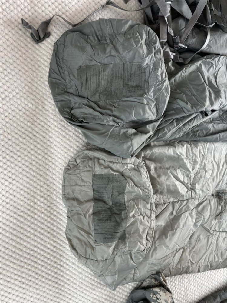 미군(US ARMY) 고어텍스 ACU 혹한기 디지털 침낭 풀세트 정품--3
