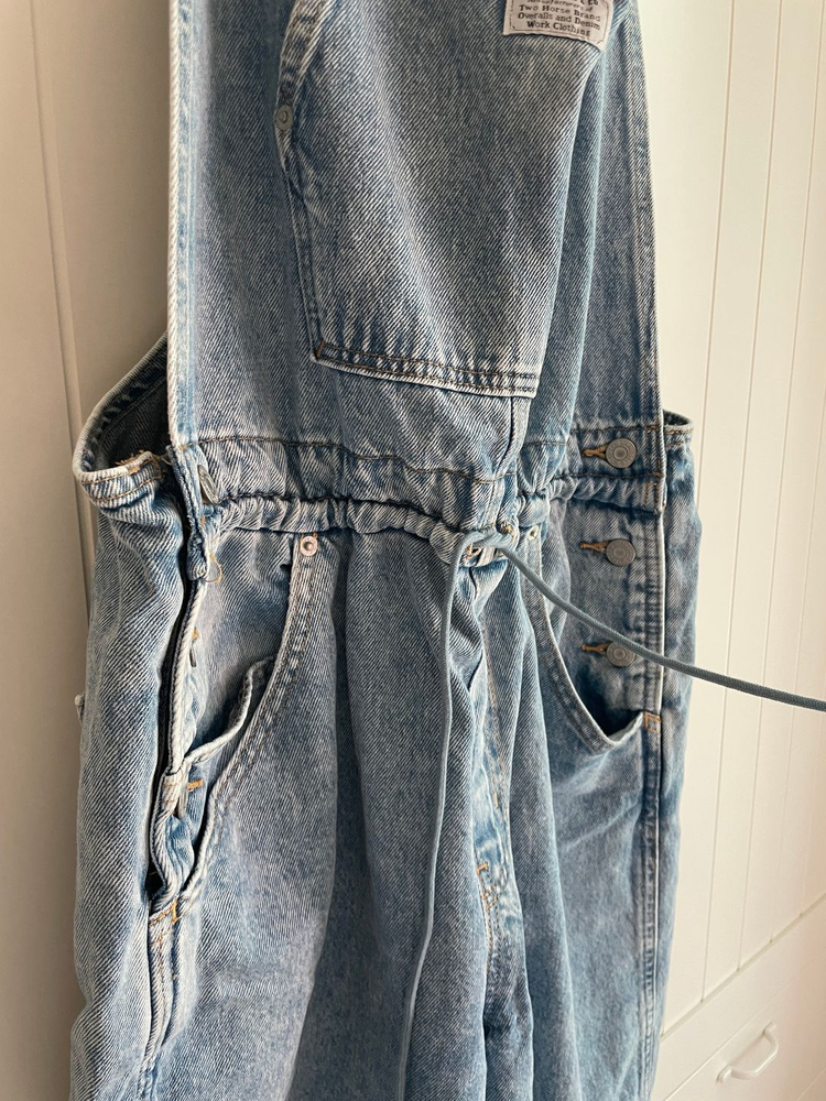 새상품 리바이스 데님 멜빵바지 빅사이즈의류 XL--1