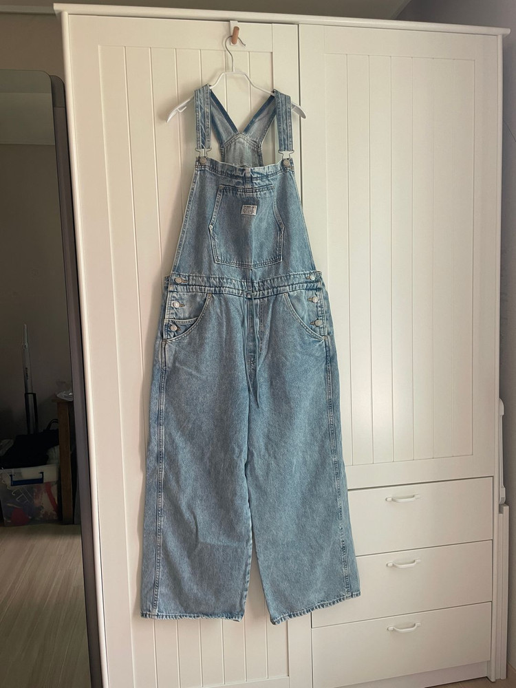 새상품 리바이스 데님 멜빵바지 빅사이즈의류 XL--3