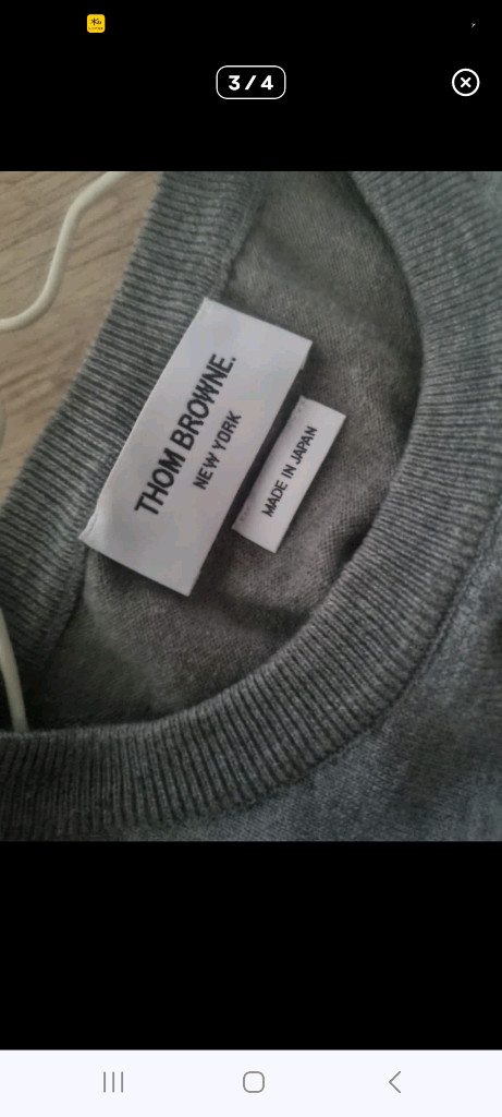 톰브라운4바 니트 맨투맨. L--2