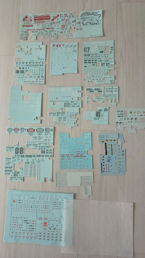 모델링홀릭 건담 데칼 다수 SALE--3