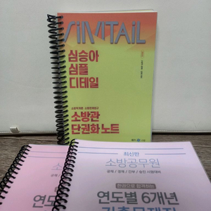 새책)메가소방2025 심승아 심플 디테일 소방관 단권화 노트&덤