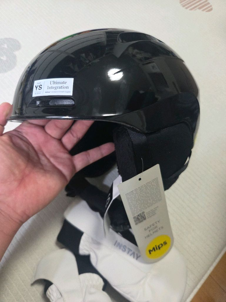 어린이 스미스 헬멧, 고글, INSTAY 장갑 세트 이미지