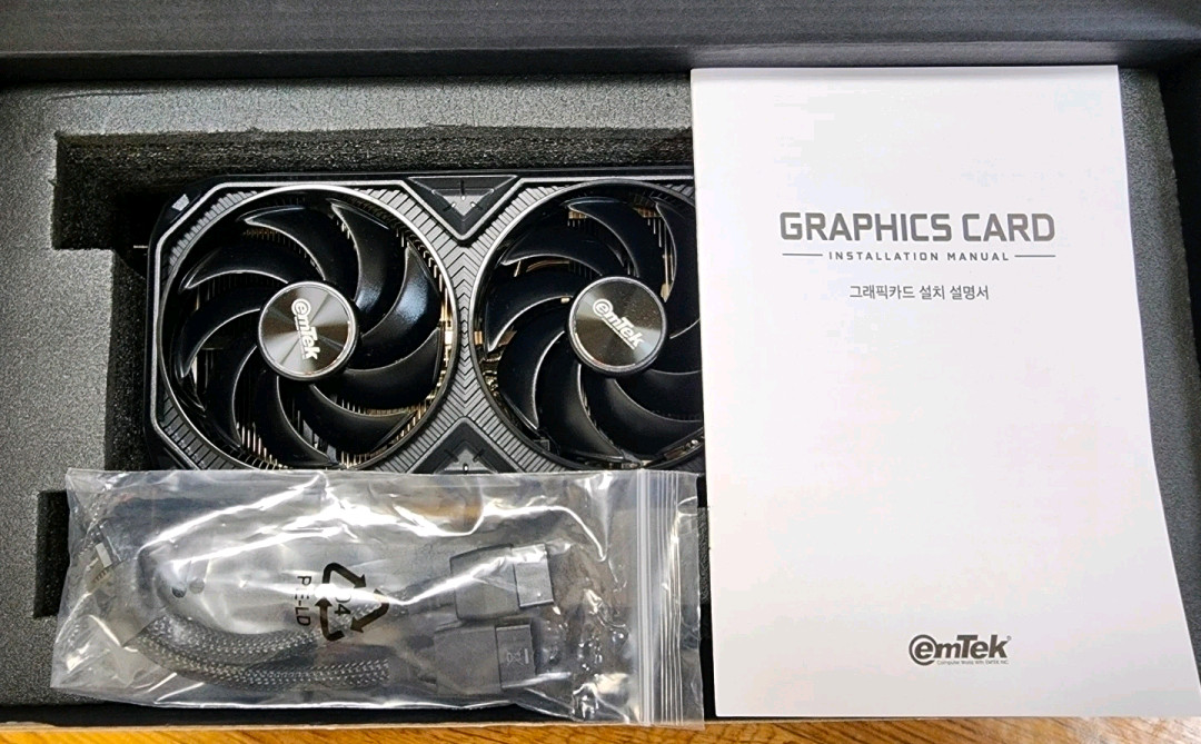 GeForce RTX 4080 SUPER BLACK STORM OC D6X 16GB / 상태 최상급--1