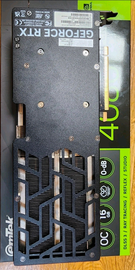 GeForce RTX 4080 SUPER BLACK STORM OC D6X 16GB / 상태 최상급--5