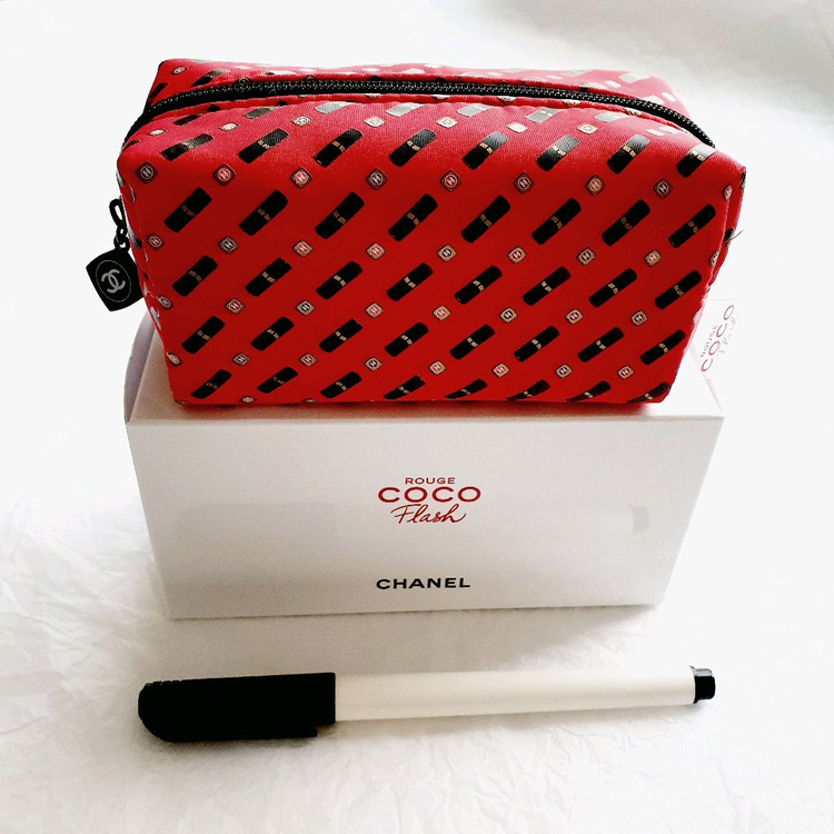 박스없음 샤넬 미니파우치 루쥬코코 플래시 립스틱케이스 레드파우치--3