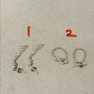 925실버 빈티지 은귀걸이 7