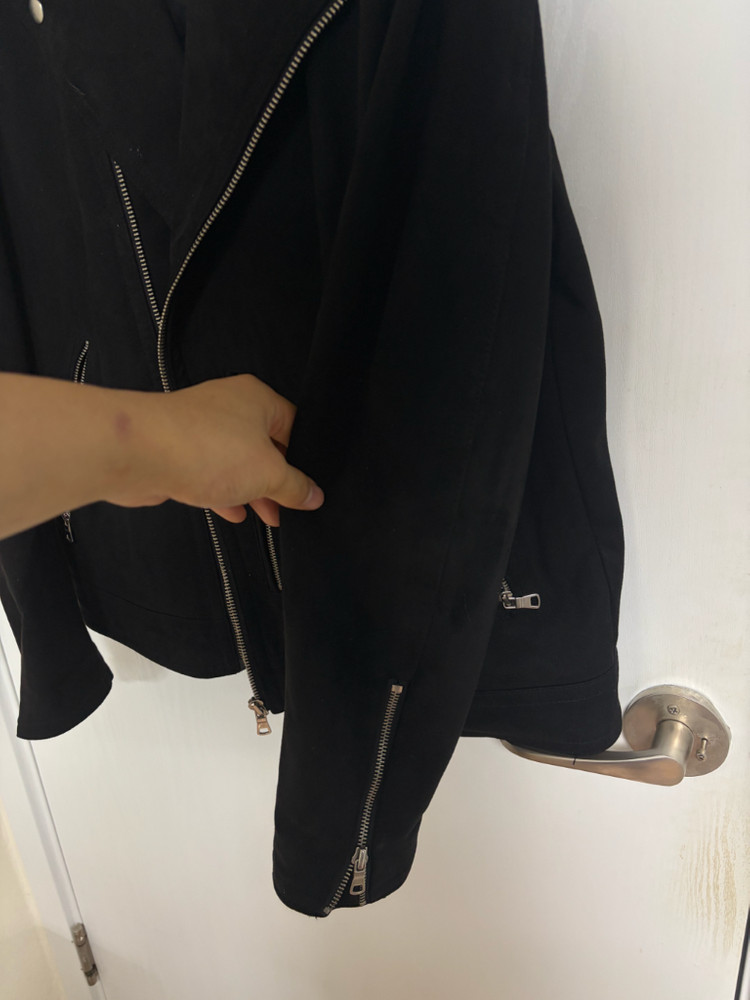 에잇세컨즈 스웨이드 라이더 자켓 [L사이즈]--5