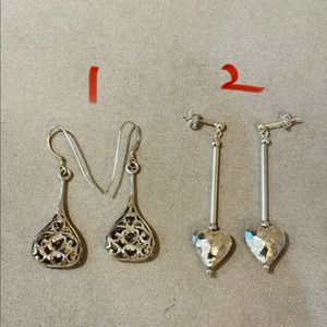 925실버 빈티지 은귀걸이 8