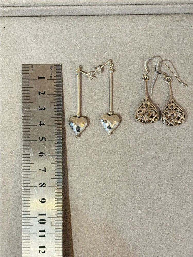 925실버 빈티지 은귀걸이 8--3