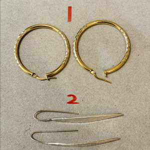 925실버 빈티지 은귀걸이 9