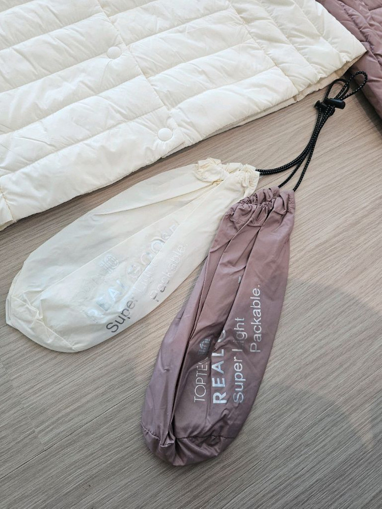 [네고칼차단] 탑텐 거위털 경량 패딩조끼 일괄--3