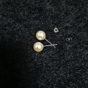 스왈진주 귀걸이 크림