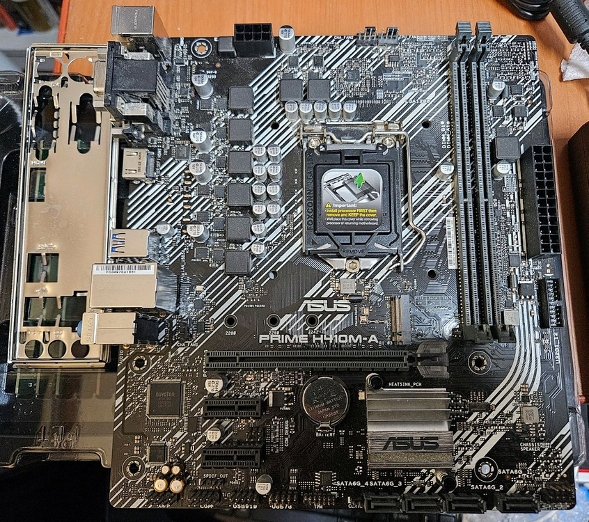 ASUS 프라임 H410M-A 메인보드 팝니다--0