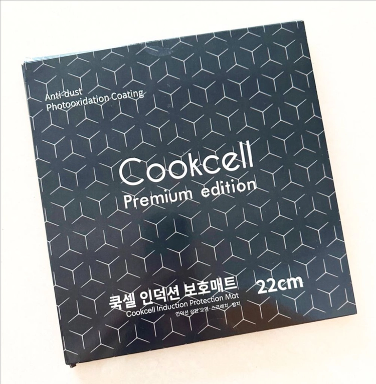 [새상품] 쿡셀 초슬림 슬림 인덕션 1구 전기레인지+보호매트 휴대/여행/가정/자취용 이미지