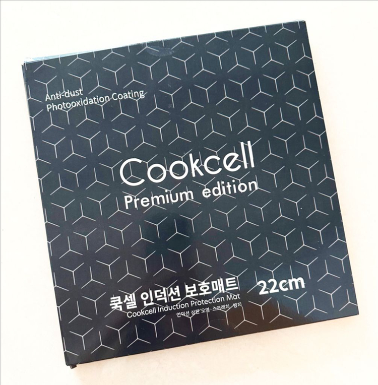 [새상품] 쿡셀 초슬림 슬림 인덕션 1구 전기레인지+보호매트 휴대/여행/가정/자취용 이미지