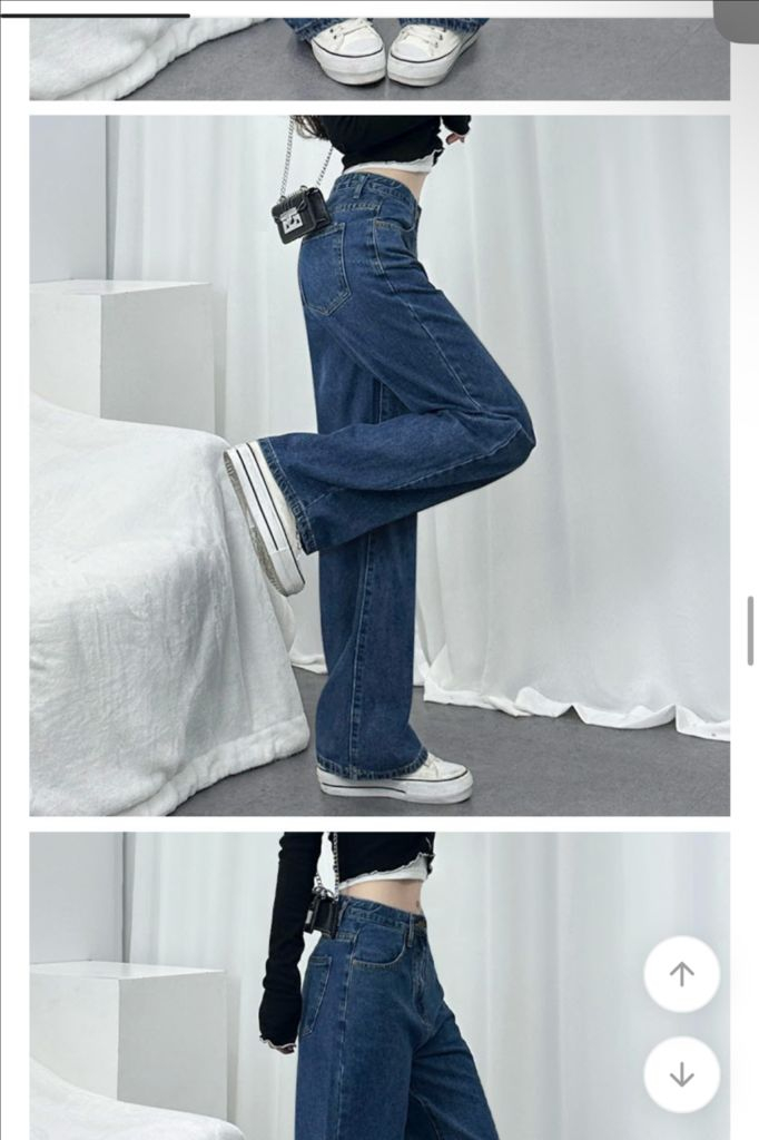 뮤즈핏 YKK 6컬러 히든밴드 난스판 와이드 청바지--2