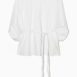 COS 코스 벨티드 퍼프 블라우스 36