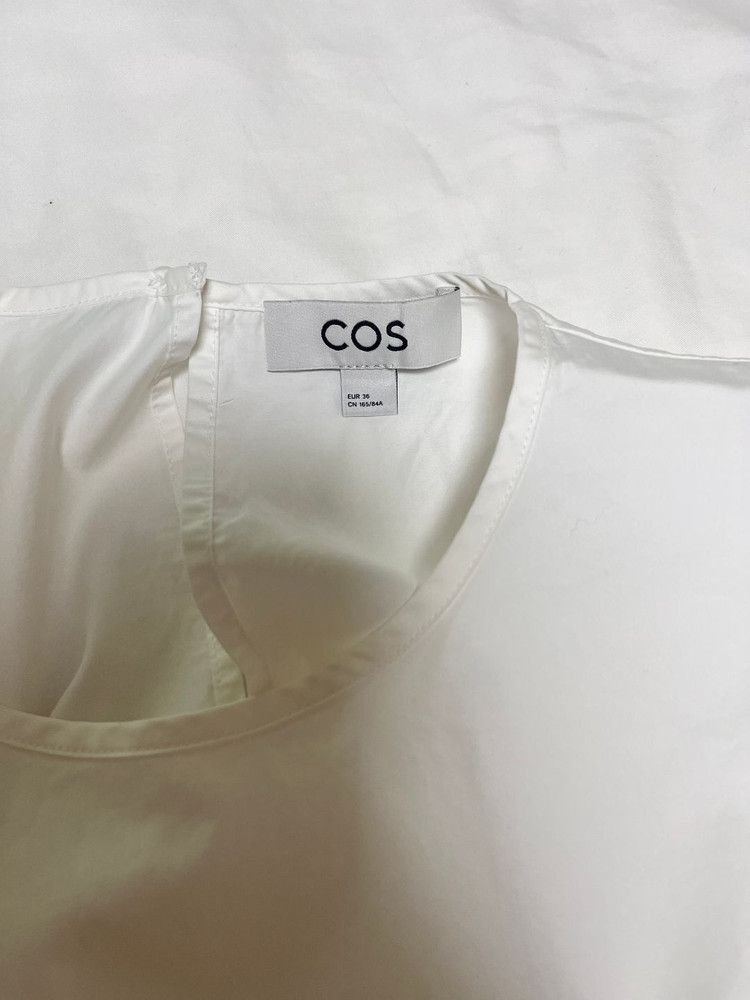 COS 코스 벨티드 퍼프 블라우스 36--6