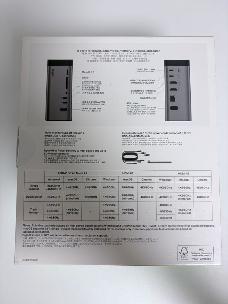벨킨 11 in 1 pro gan dock 150w--1