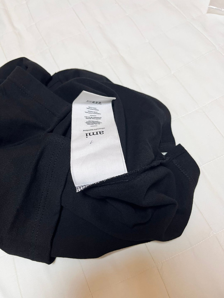 아미 하트 로고자수 폴로 셔츠--3