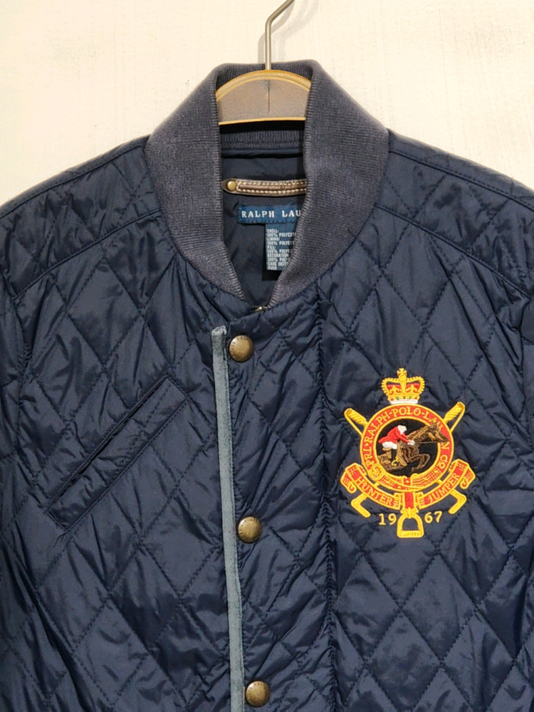 (L) 랄프로렌 폴로 퀼팅자켓 네이비 누빔점퍼 캐주얼--1