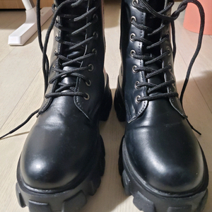 키높이 워커 부츠 235 블랙