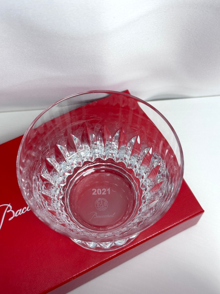 [미사용] 바카랏 The YEAR 2021 크리스탈 텀블러(로우볼) 2P 세트 바카라 잔 이미지
