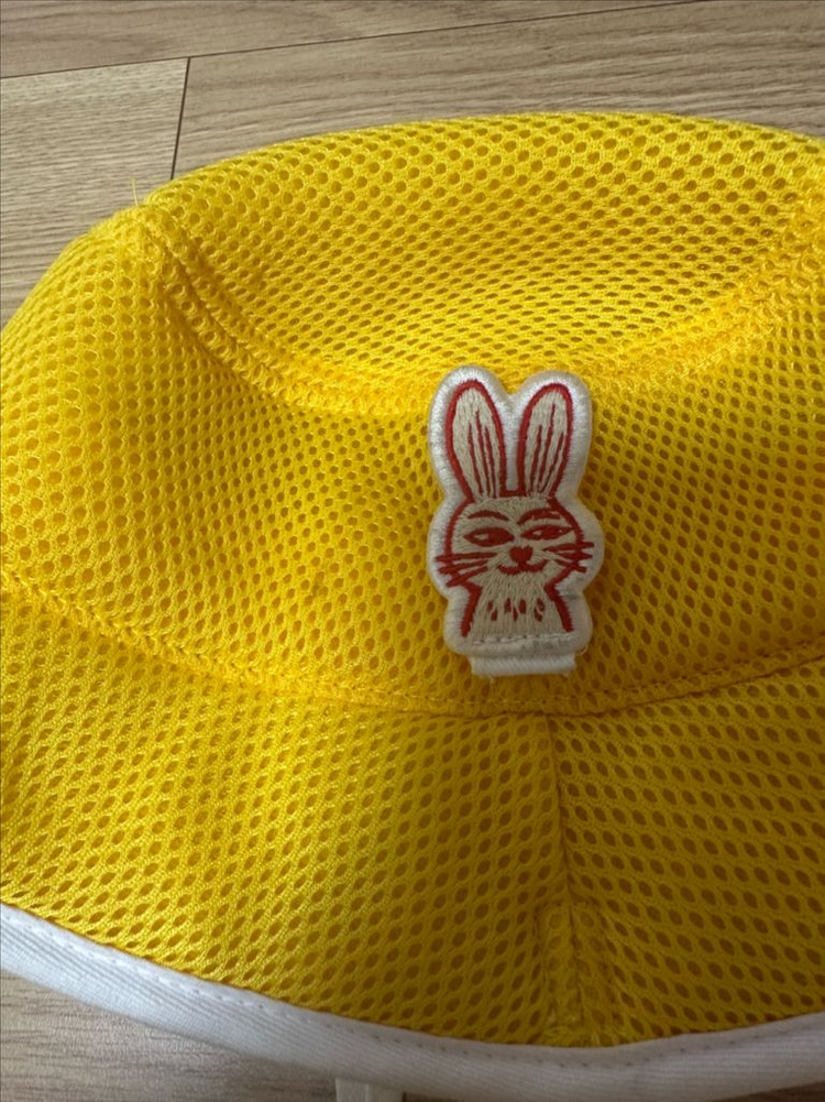베베드피노 토끼 메쉬 모자--5