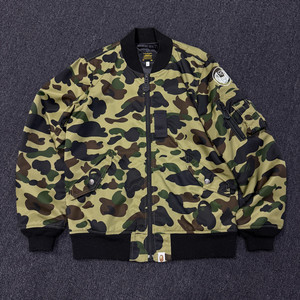 베이프 카모 ma-1 항공점퍼 자켓